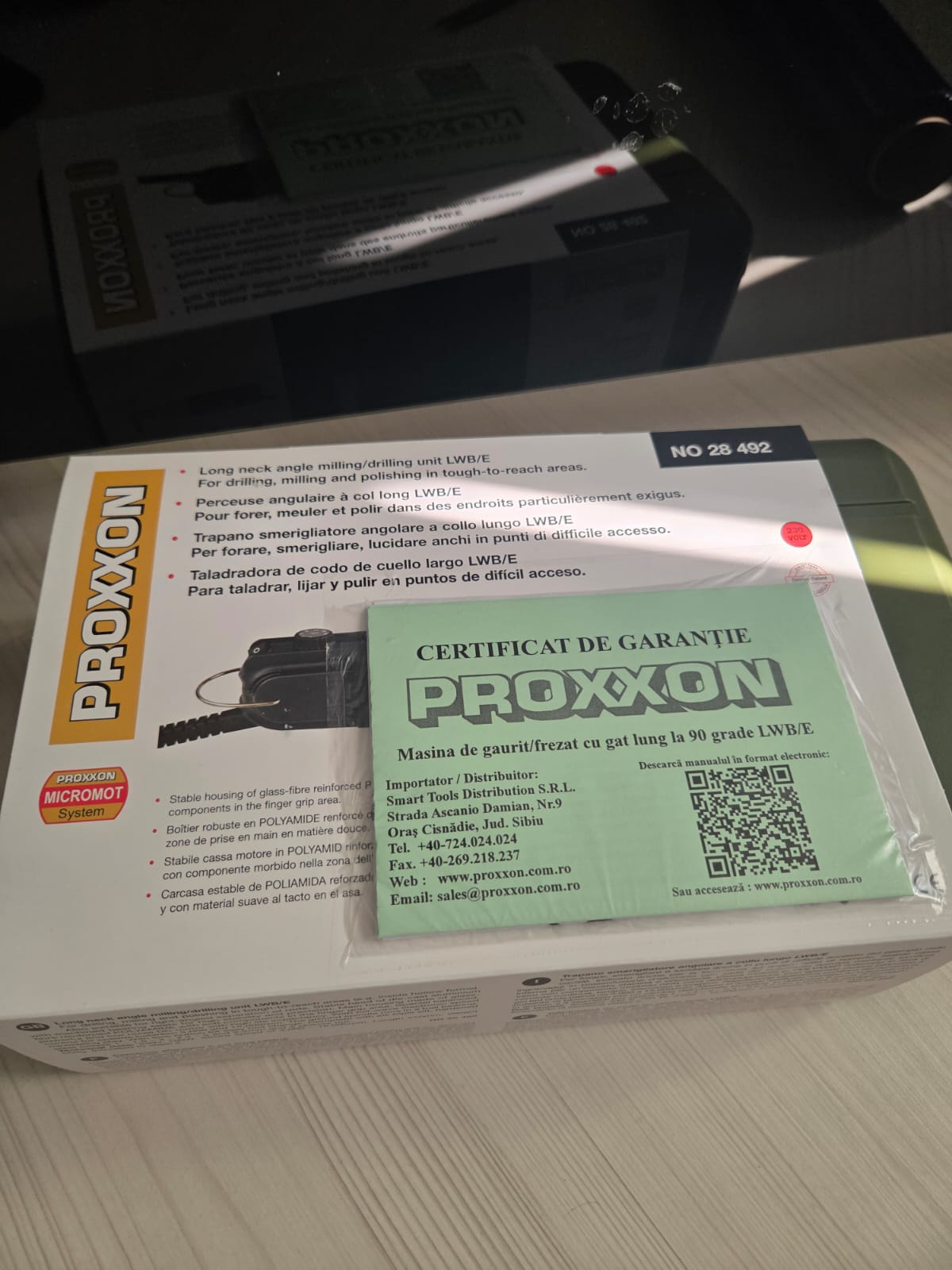 Mini Polizor Proxxon Profesional – Micromotor pentru Gresie, Ceramică și Materiale Dure