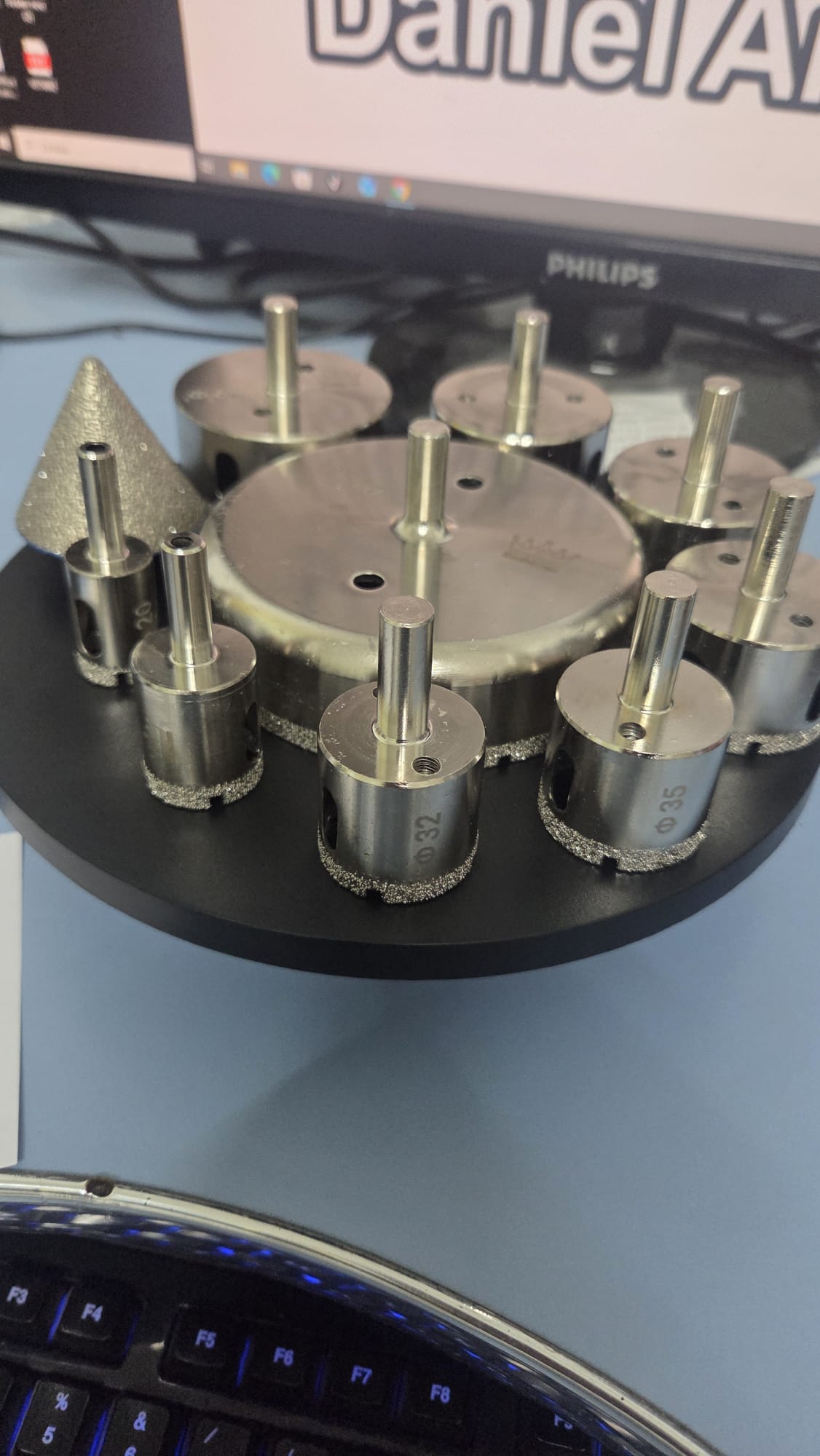 Carotă Diamantată Brazată 32 mm pentru Autofiletanta Daniel Arm