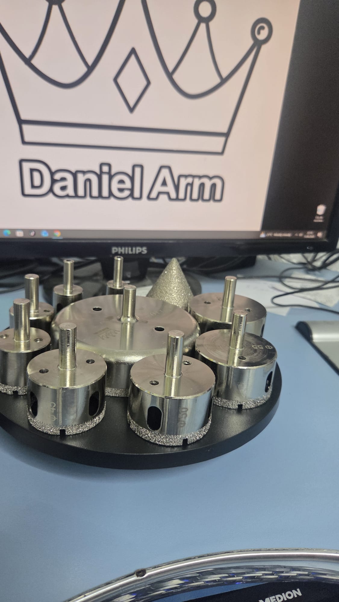 Carotă Diamantată Brazată 50 mm pentru autofiletanta Daniel Arm