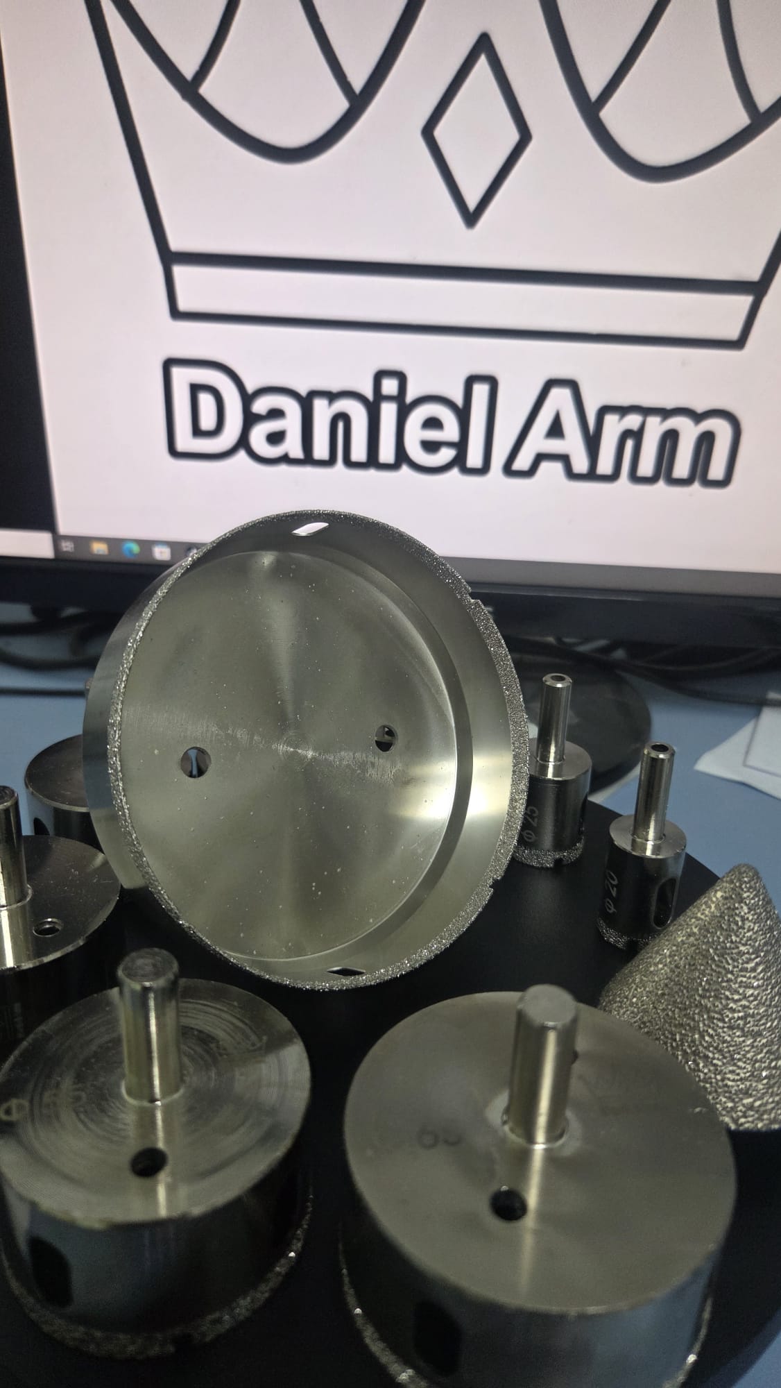 Carotă Diamantată Brazată 110 mm pentru autofiletanta Daniel Arm