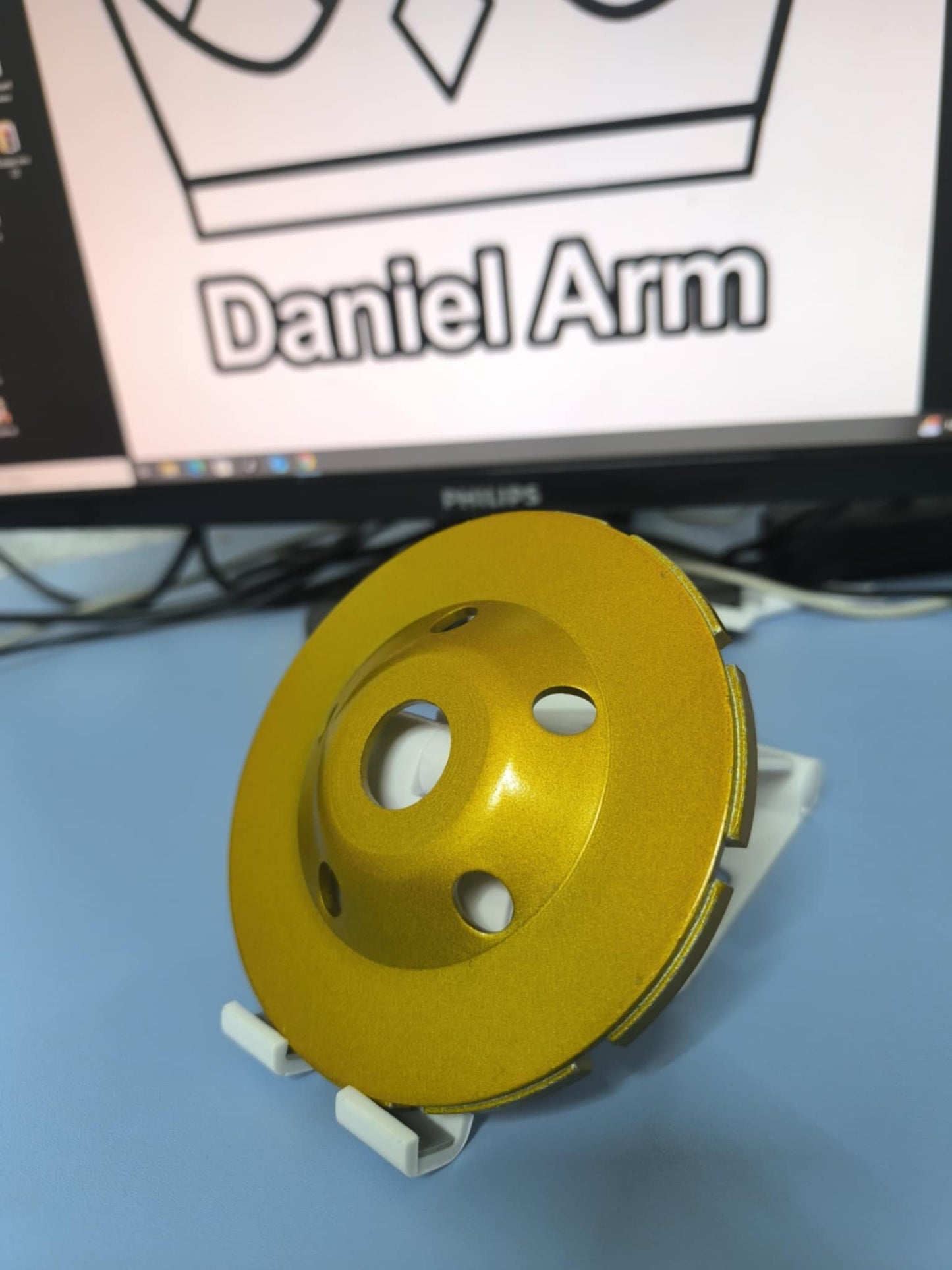 Disc pentru slefuit beton diametru 125