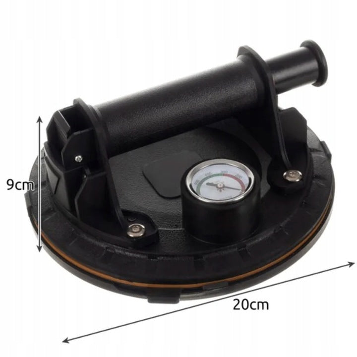 Ventuza profesionala cu pompa de vid si manometru 250 kg