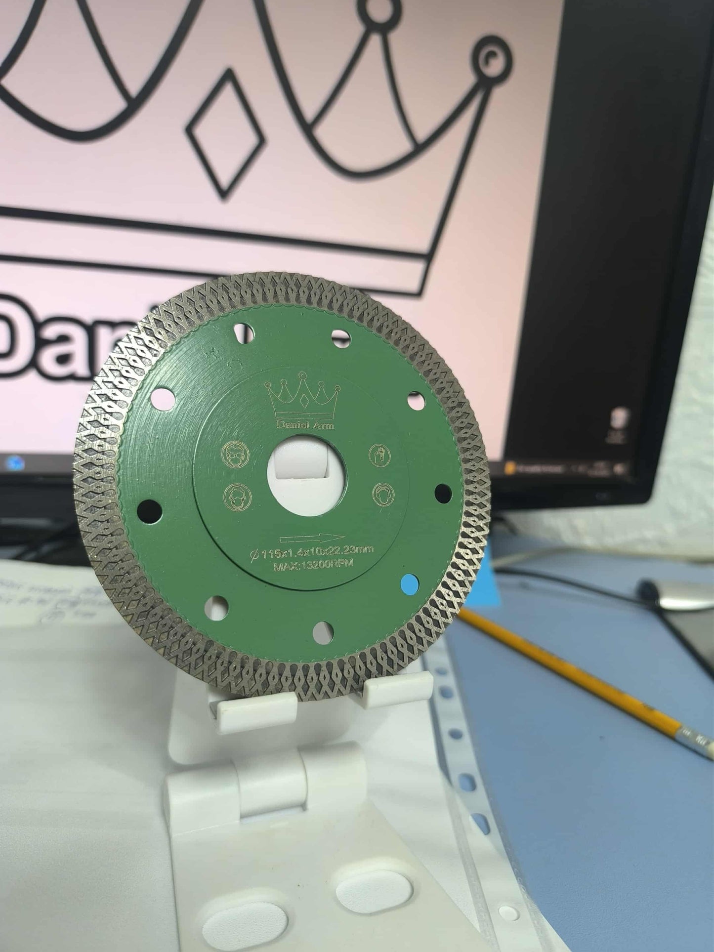 Disc diamantat Profesional 1,2mm Verde