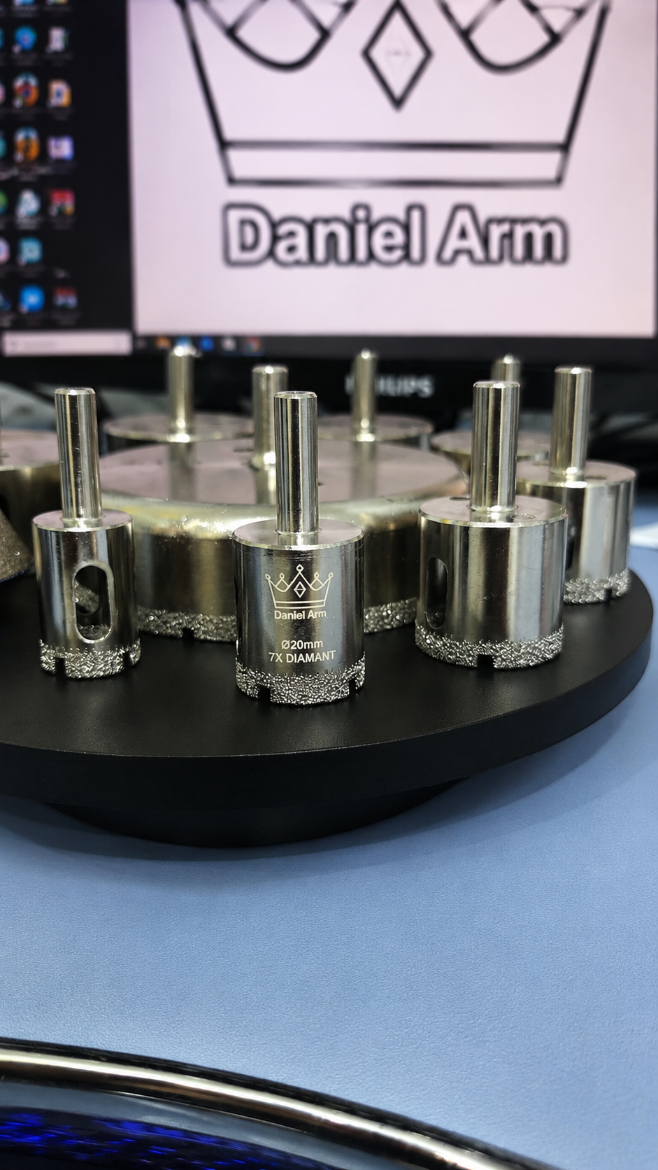 Carotă Diamantată Brazată 20 mm pentru autofiletanta  Daniel Arm