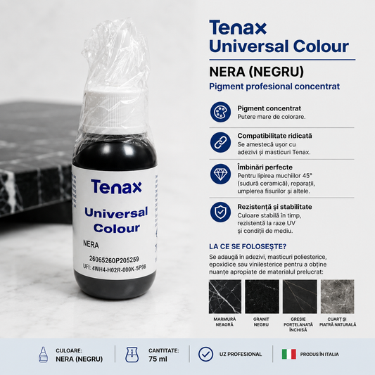 Pigment Tenax Nera (Negru) Profesional 75 ml