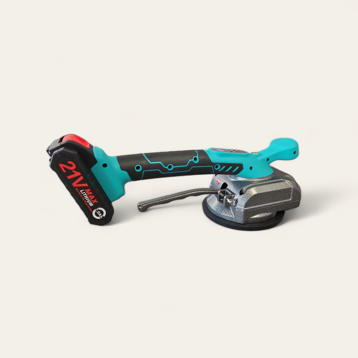 Vibrator Profesional cu ventuza pentru gresie si fainta 21V 2 baterii
