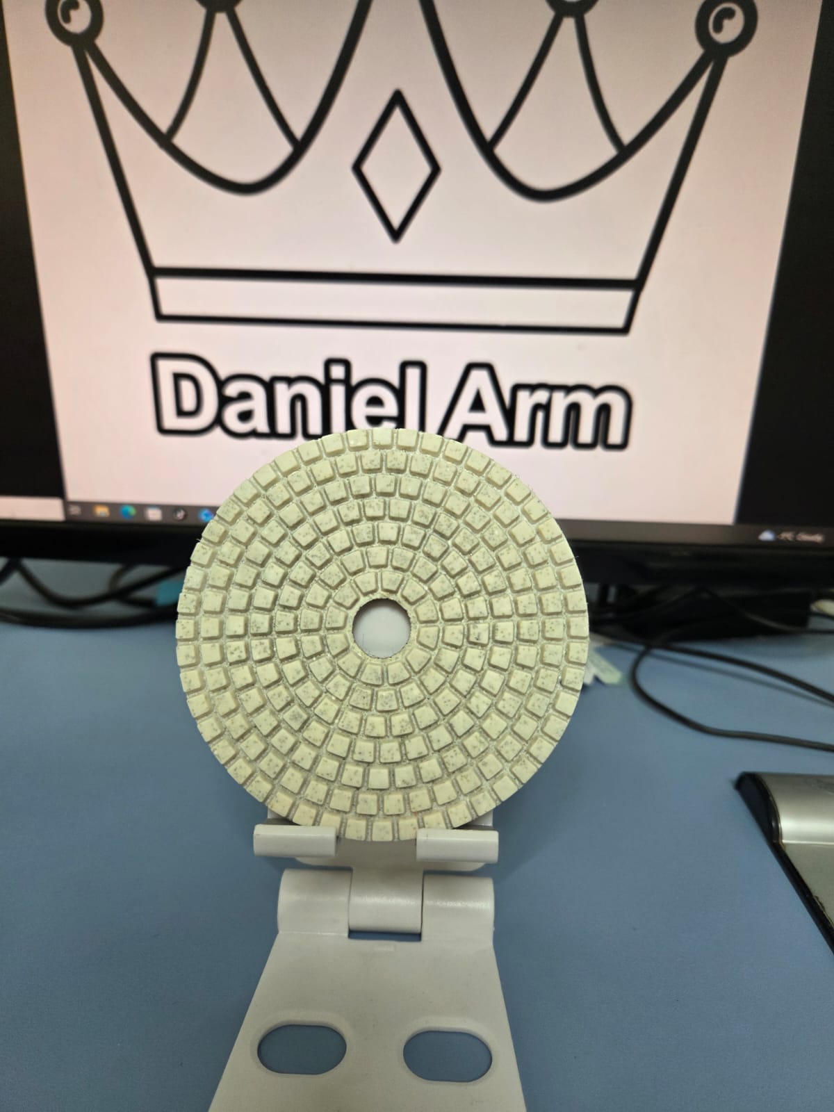 Discheta Diamanta Granulatie 50 De Slefuit Gresie cu inele detasabile