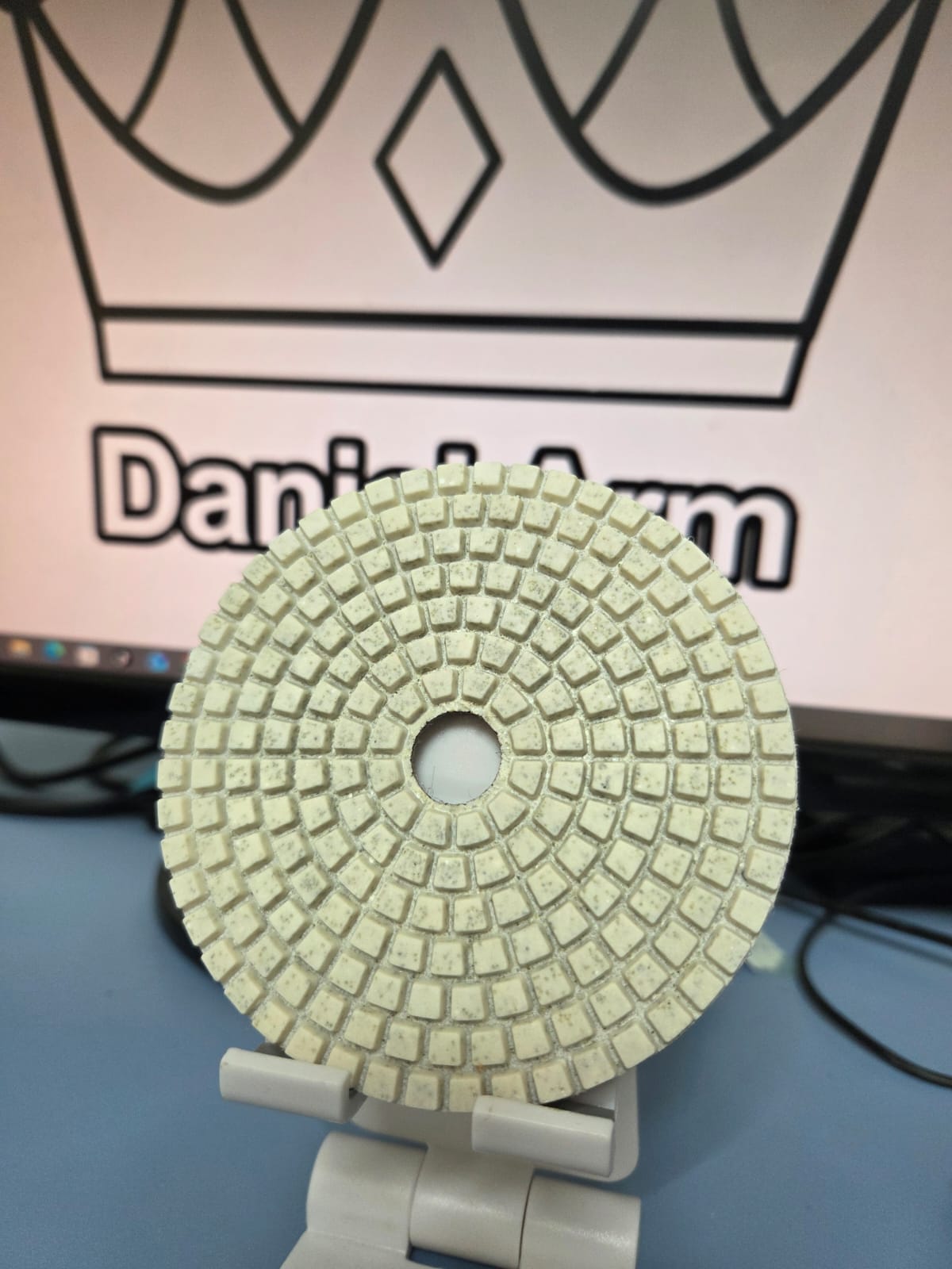 Discheta Diamanta Granulatie 50 De Slefuit Gresie cu inele detasabile