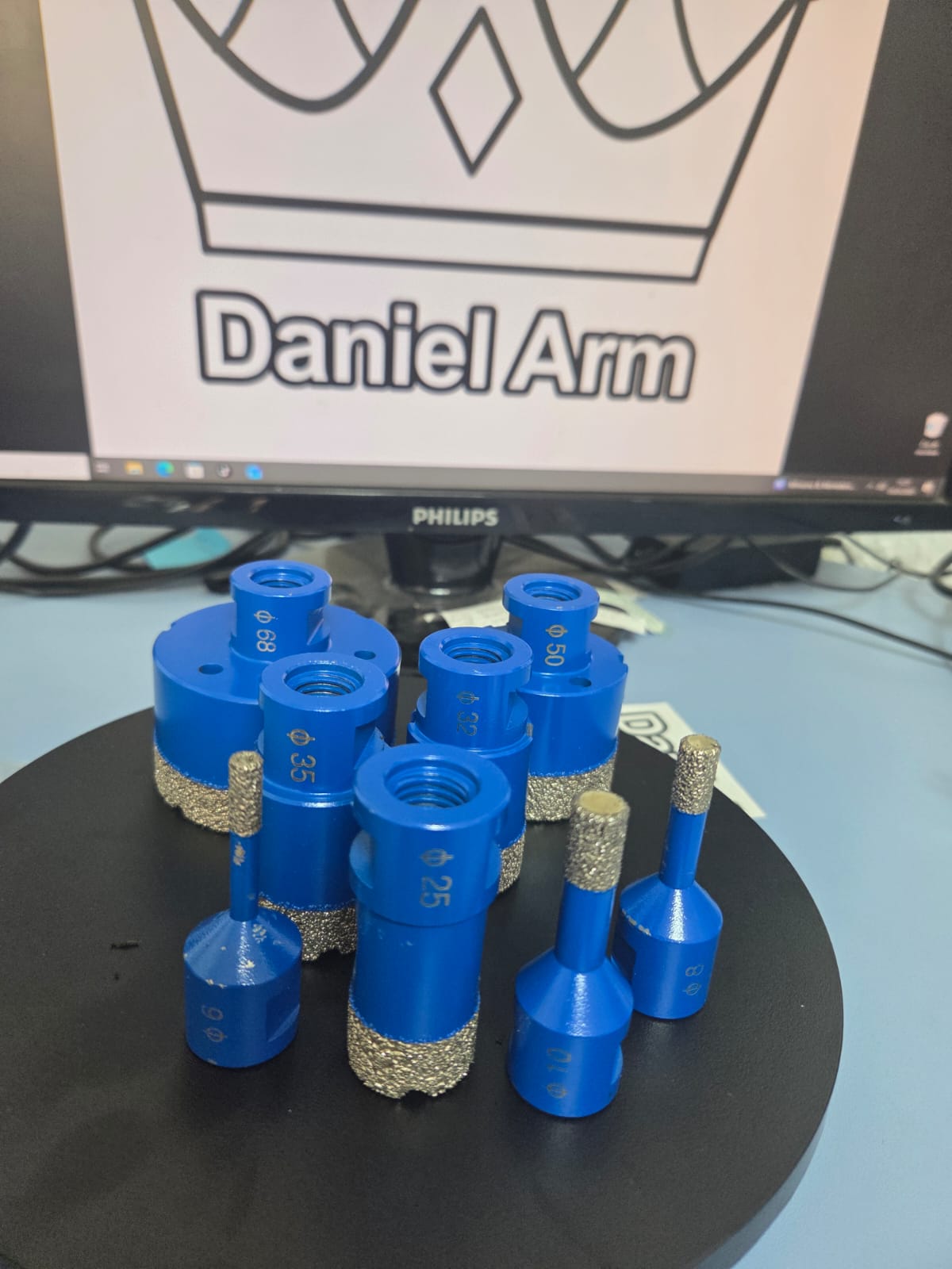 Carote Profesionale Diamantate pentru flex cu filet M14