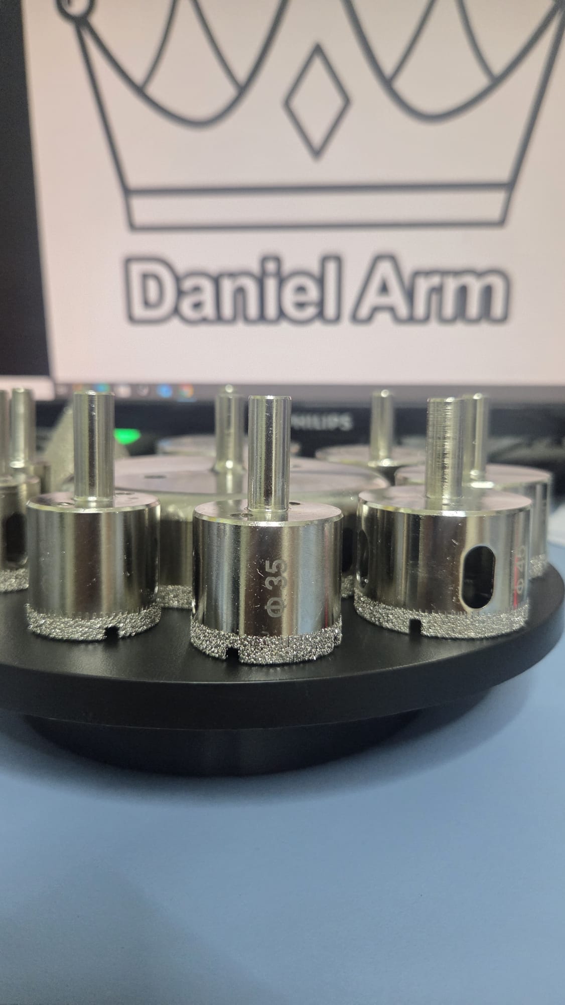 Carotă Diamantată Brazată 35 mm pentru autofiletanta Daniel Arm