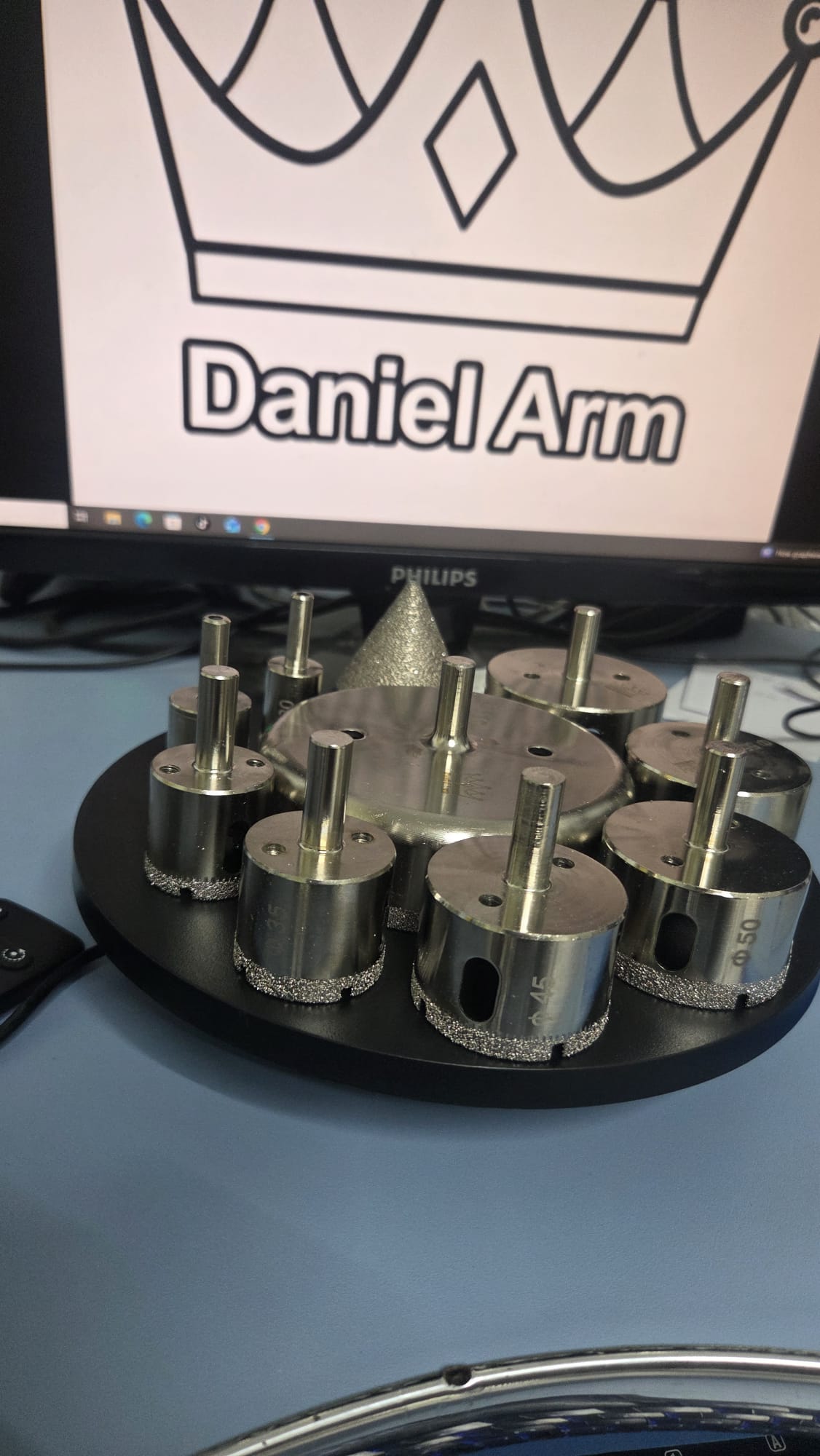 Carotă Diamantată Brazată 45 mm pentru autofiletanta Daniel Arm