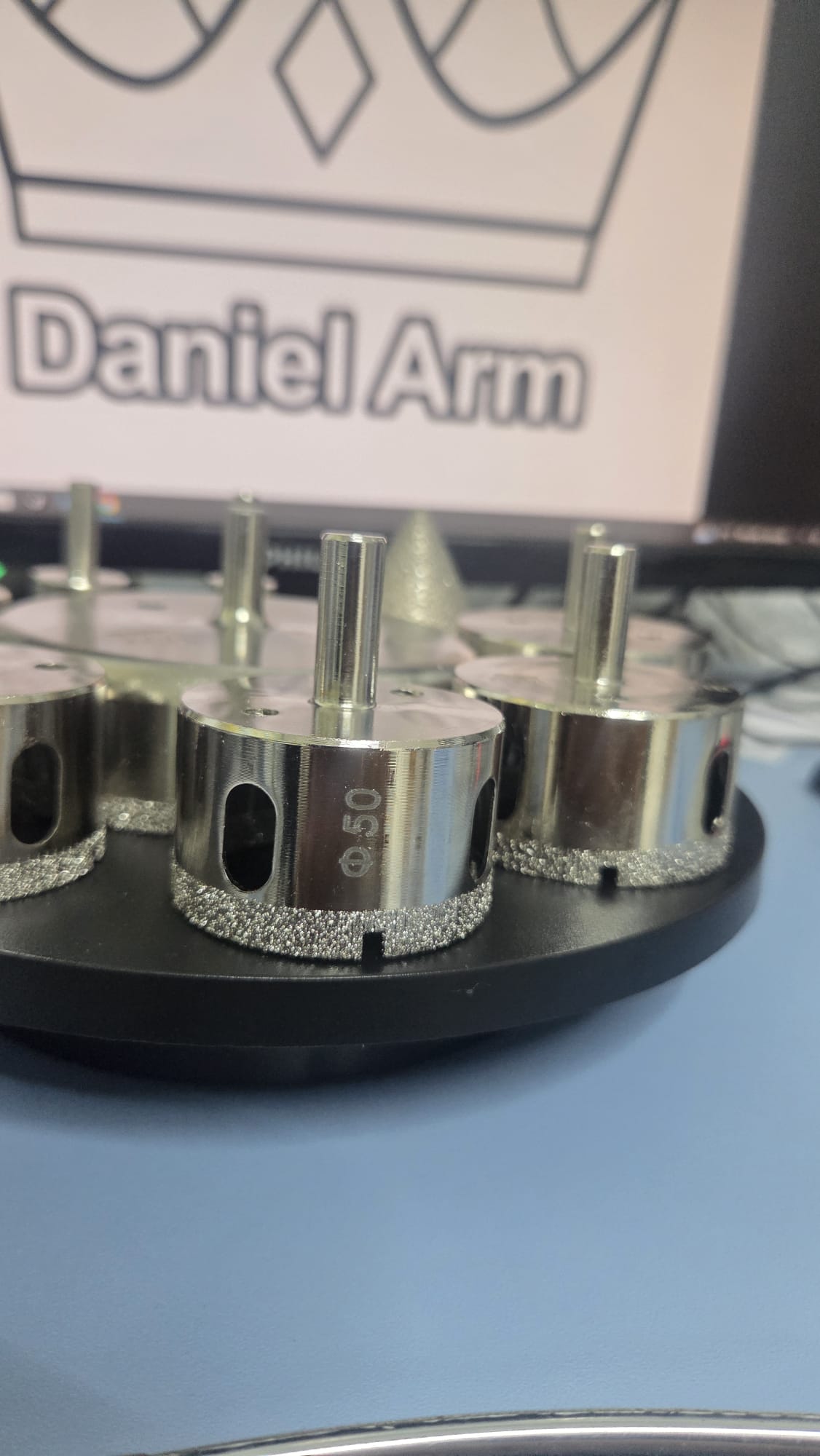 Carotă Diamantată Brazată 50 mm pentru autofiletanta Daniel Arm