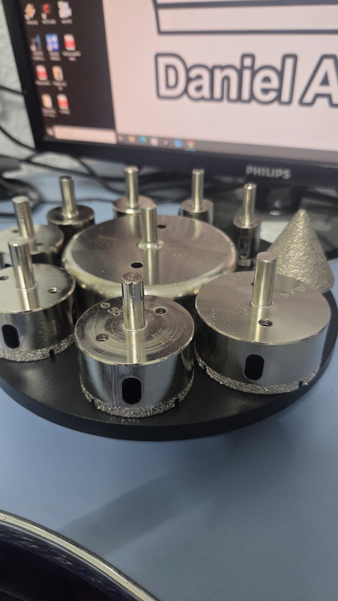 Carotă Diamantată Brazată 55 mm pentru autofiletanta Daniel Arm