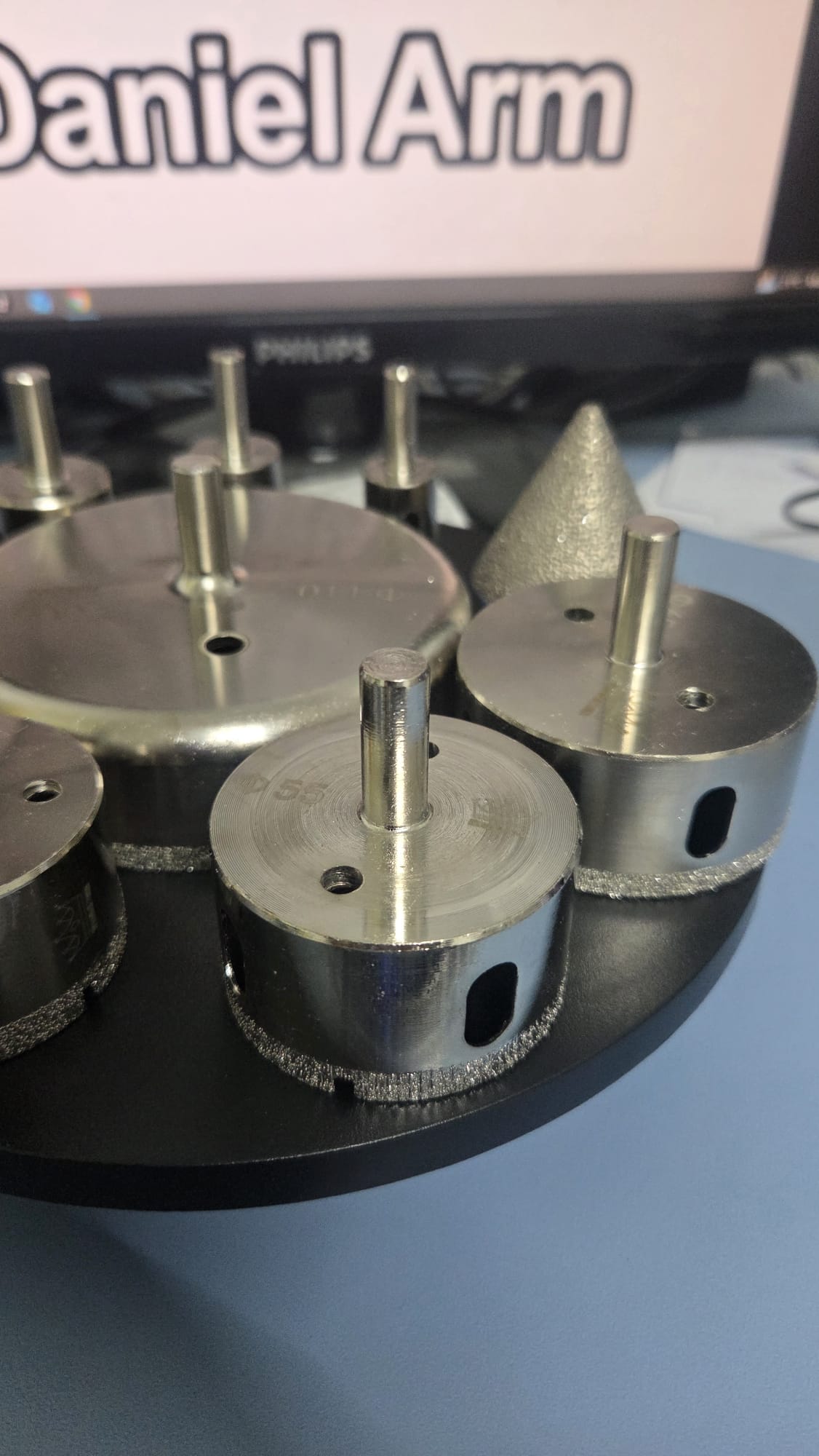 Carotă Diamantată Brazată 55 mm pentru autofiletanta Daniel Arm