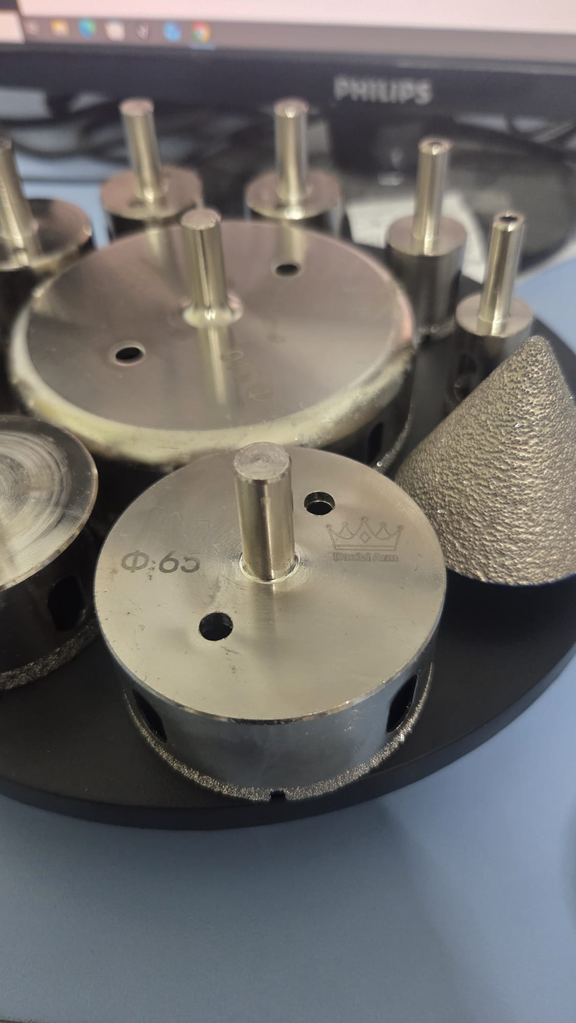 Carotă Diamantată Brazată 65 mm pentru autofiletanta Daniel Arm