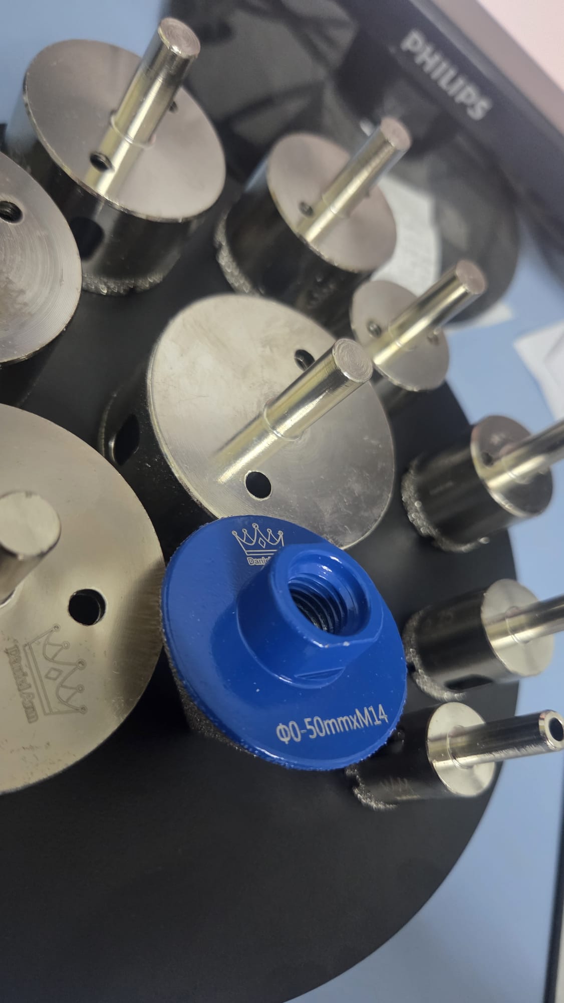 Freză Conică Diamantată Profesională 0–50 mm M14 – Daniel Arm