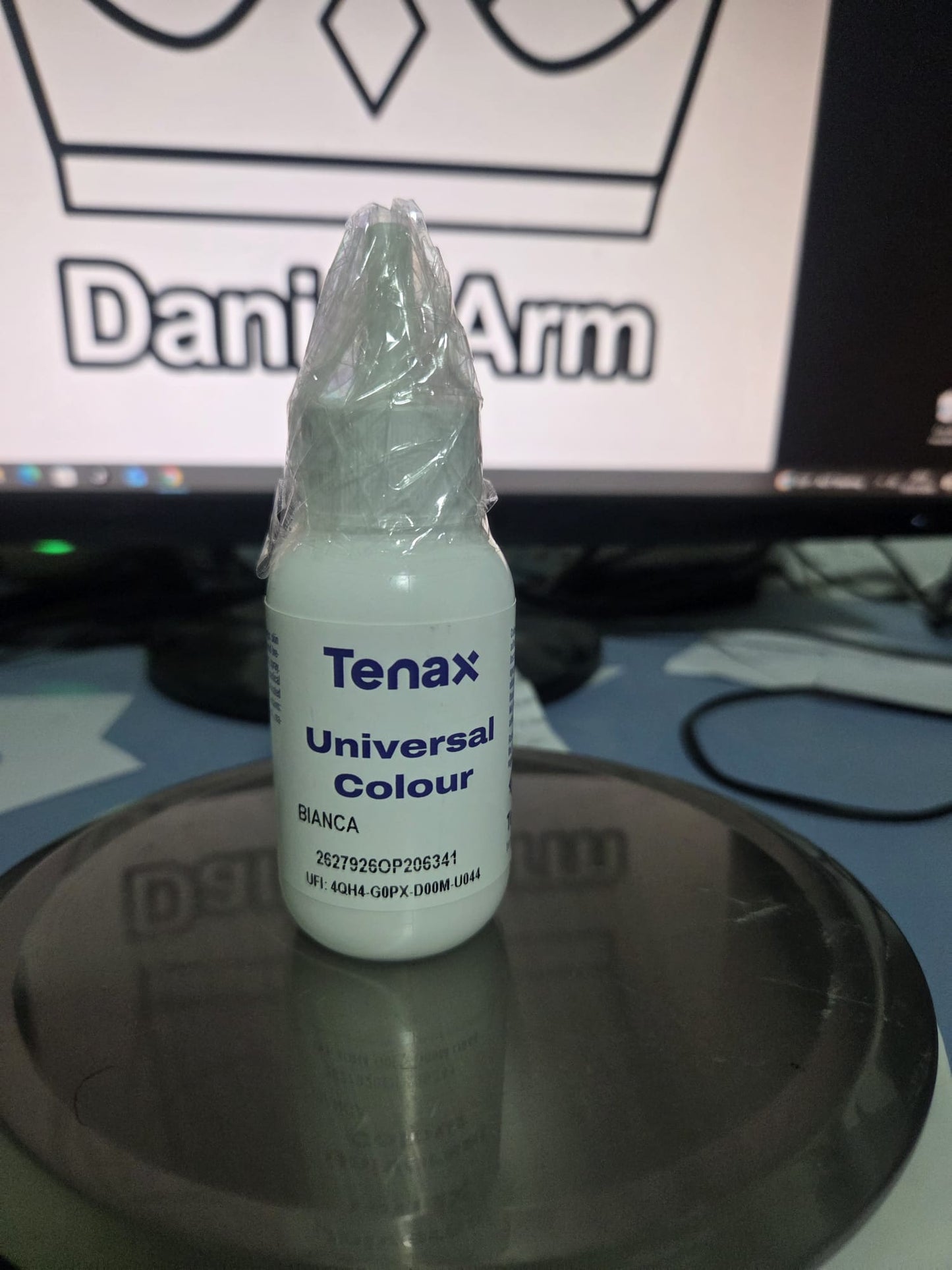Pigment Tenax White (Alb) Profesional 75 ml