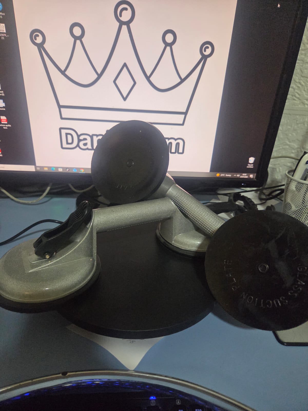 2 Ventuze duble din aluminiu pentru gresie si faianta 1+1 la 50% reducere