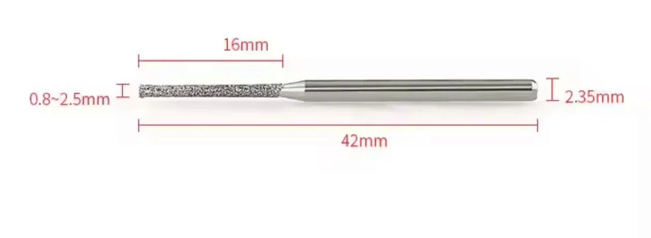 Ac Diamantat Profesional 0.8 mm pentru Gresie Porțelanată și Materiale Dure , pentru Mini Polizor / Micromotor cu Răcire cu Apă