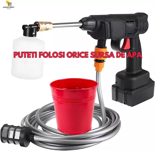 Pistol de spalat cu presiune si 2 acumulatori de 48V