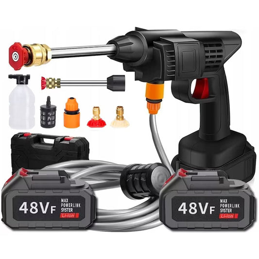 Pistol de spalat cu presiune si 2 acumulatori de 48V
