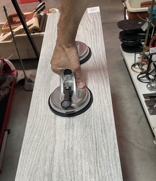 Ventuza dubla din aluminiu